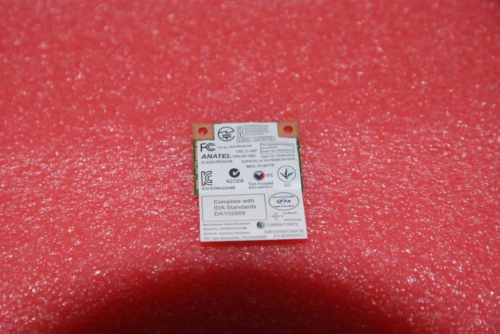 Lenovo Cbt BCM43225HMB BGN+BT HMC WiFi WLAN Board 20002511