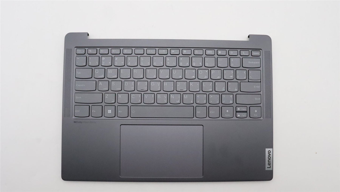 Lenovo Yoga 6 14IAP8 Palmrest Cover Touchpad Keyboard Arabic 5CB1J76019