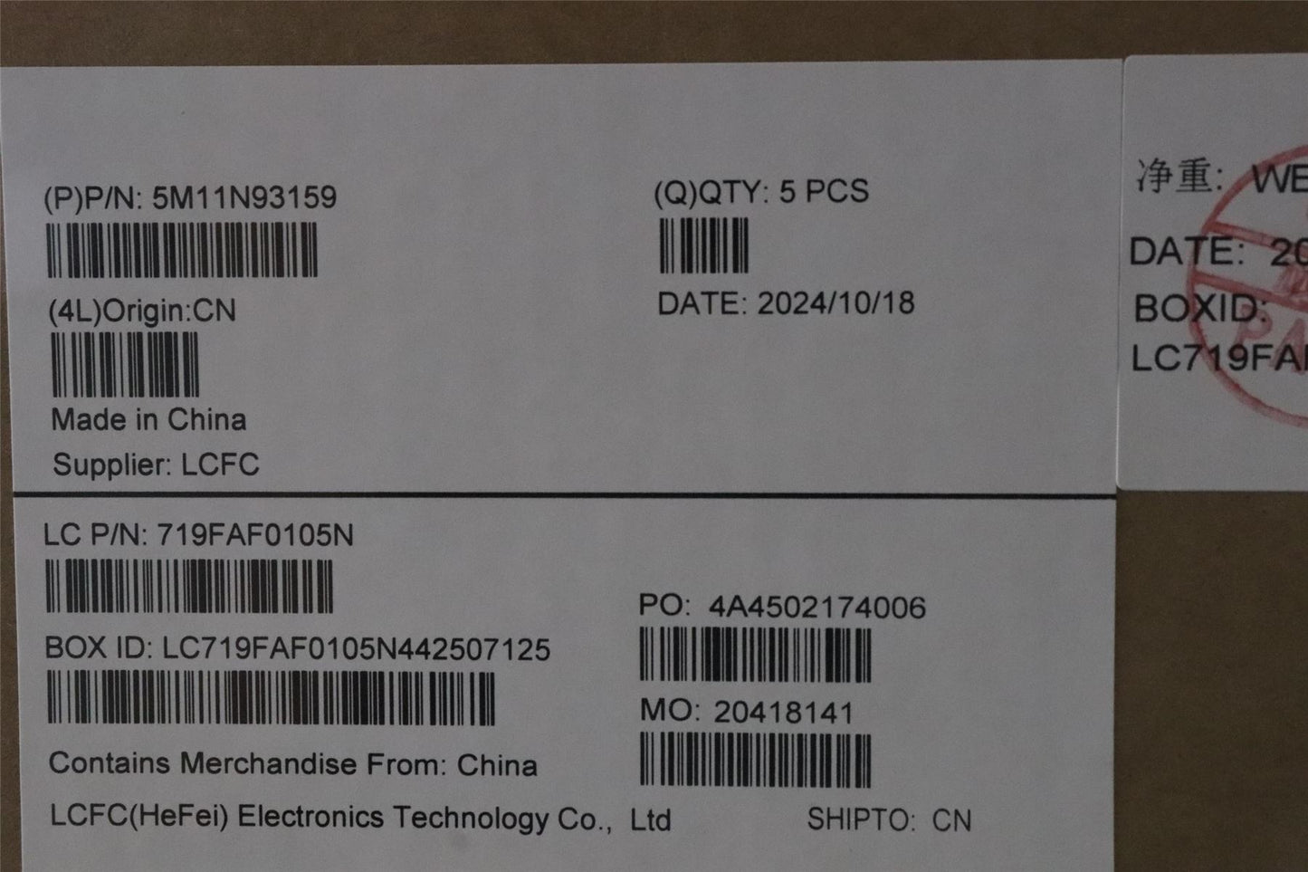 Lenovo MECH_ASM BL KB BK WW EST PMX 5M11N93160