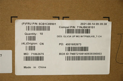 Lenovo Upper Case ASM_TC C 21A2 MGBL 5CB1C89901