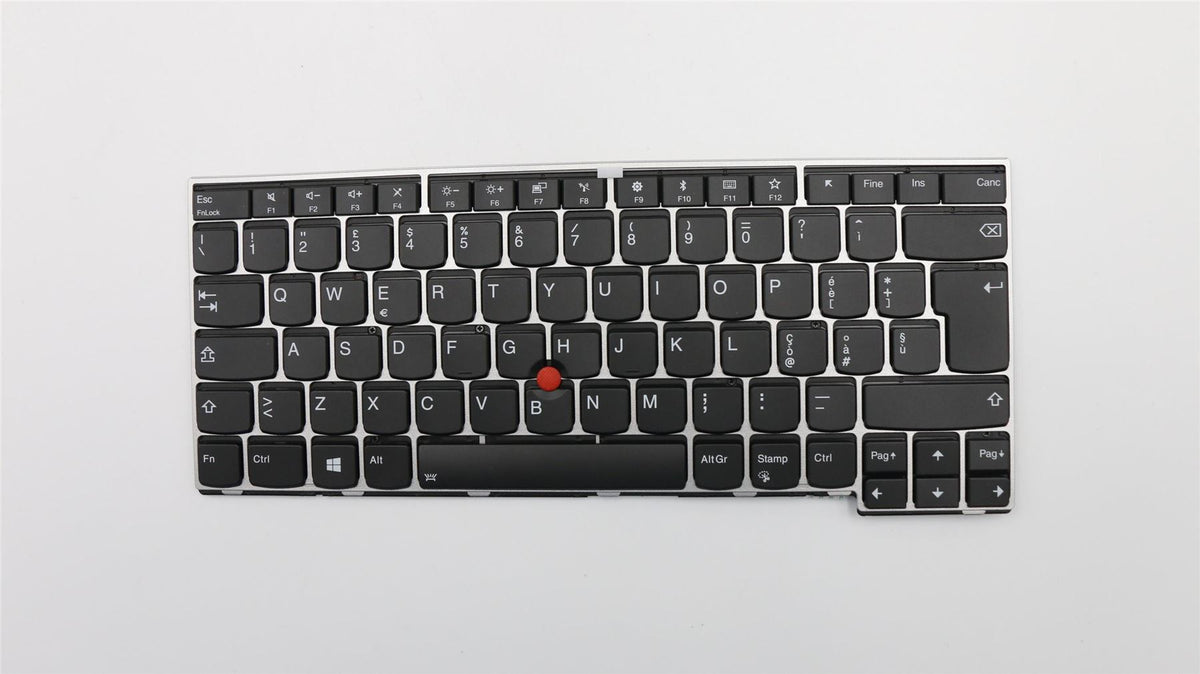 Genuine Lenovo ThinkPad 13 Gen 2 Keyboard Italian Silver Backlit 01EN904 01EN863