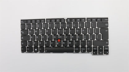 Genuine Lenovo ThinkPad 13 Gen 2 Keyboard Italian Silver Backlit 01EN904 01EN863