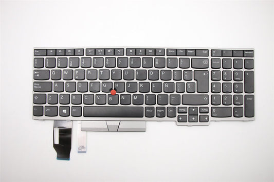 Lenovo ThinkPad E580 E590 Tastatur Spanisch Silber 01YN710