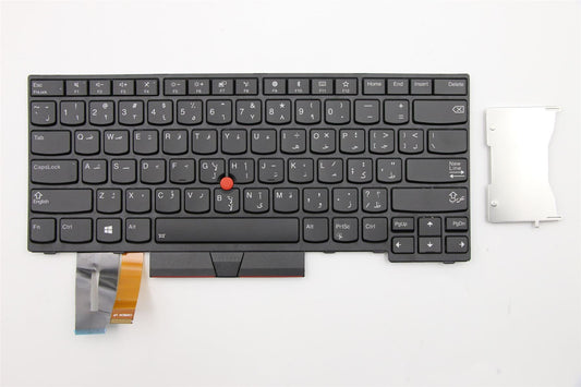 Lenovo ThinkPad E480 T480s L480 L380 T490 Keyboard Arabic Black Backlit 01YP365
