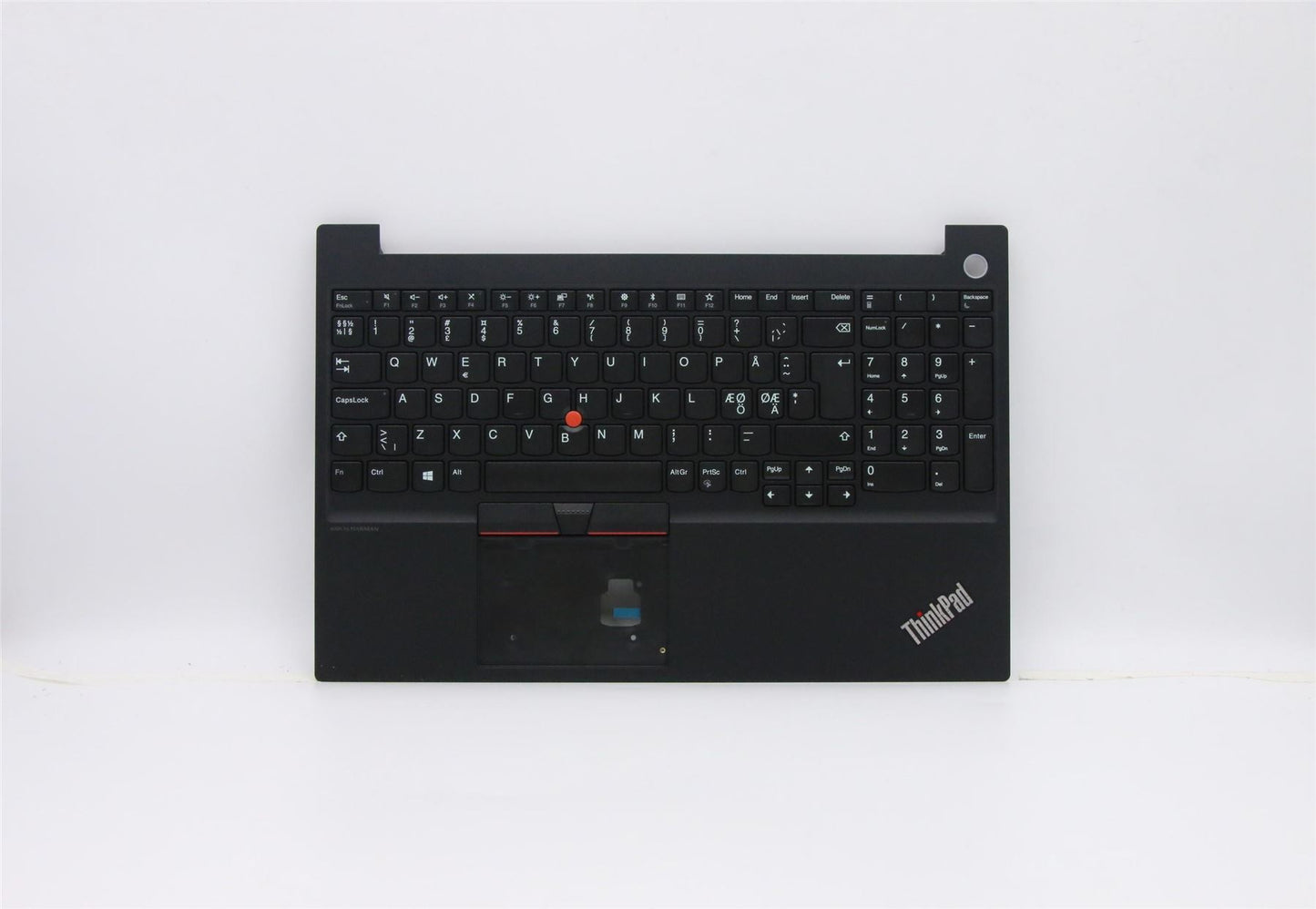 Lenovo ThinkPad E15 Keyboard Palmrest Top Cover Nordic Black 5M10V17000