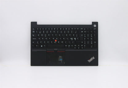 Lenovo ThinkPad E15 Keyboard Palmrest Top Cover Nordic Black 5M10V17000