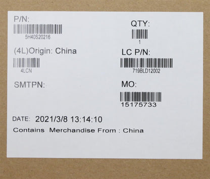 Lenovo 5H40S20216 HEATSINK Heatsink B 82BC RTX2060