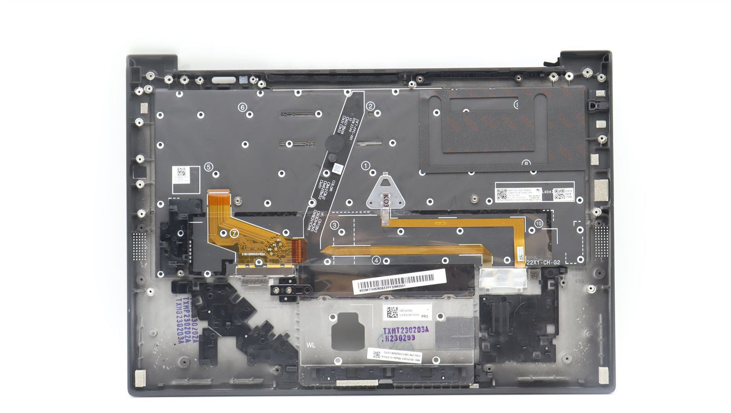 Lenovo ThinkPad X1 11th Gen Palmrest Cover Keyboard US Grey Backlit 5M11H62608