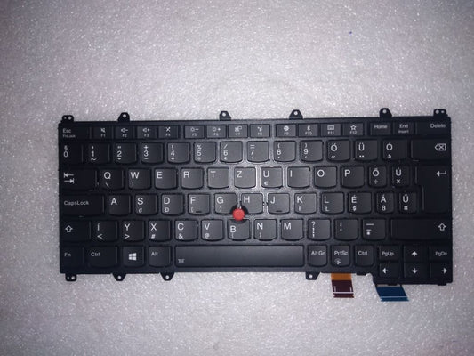 Lenovo Yoga X380 Keyboard Hungarian Black Backlit 01HW630