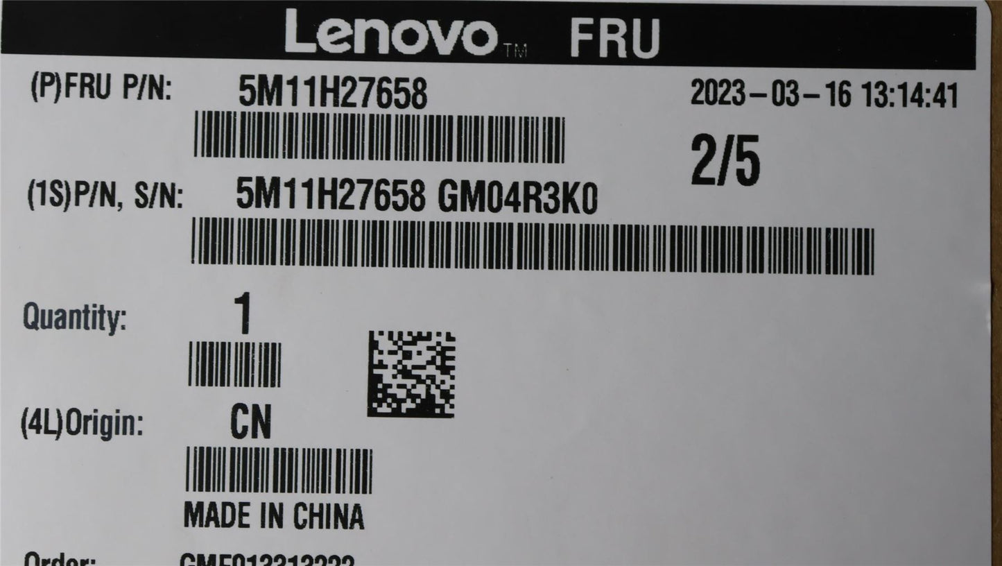 Lenovo ThinkPad T14s Gen 3 Keyboard Palmrest Top Cover Estonian Black 5M11H27658