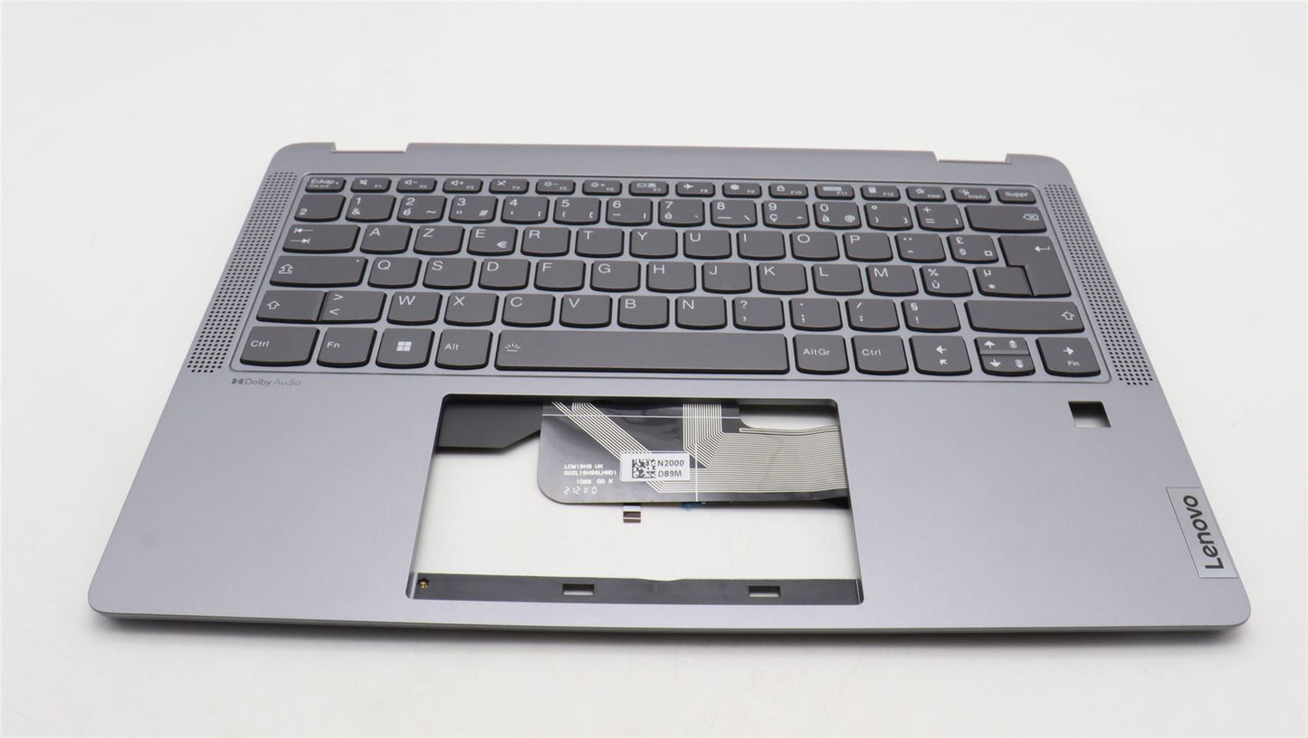 Lenovo IdeaPad 5 14ABR8 Keyboard Palmrest Top Cover French Backlit 5CB1K20797