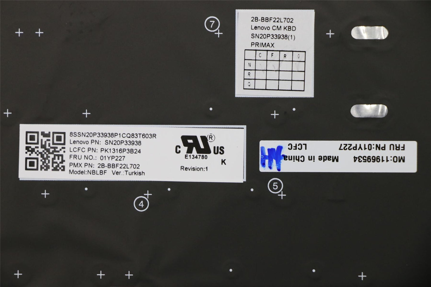 Lenovo ThinkPad X280 A285 X390 X395 L13 Keyboard Swiss Black Backlit 01YP227