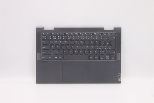Lenovo IdeaPad 7 14ACN6 Palmrest Cover Touchpad Keyboard Slate Grey 5CB1D12415