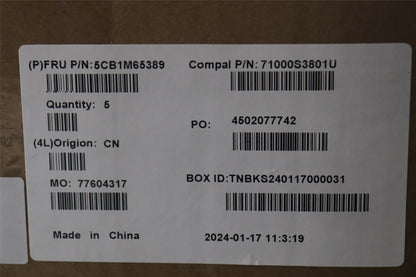 Lenovo COVER Upper Case ASM_BEL C 83DV BLWH 5CB1M65389