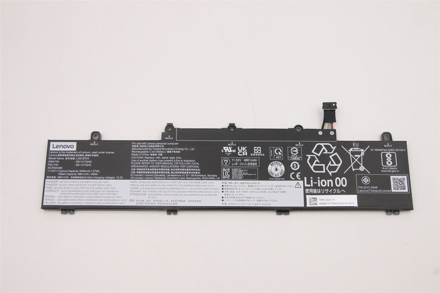 Lenovo ThinkPad E14 4 E15 4 Akku 5B11C73242