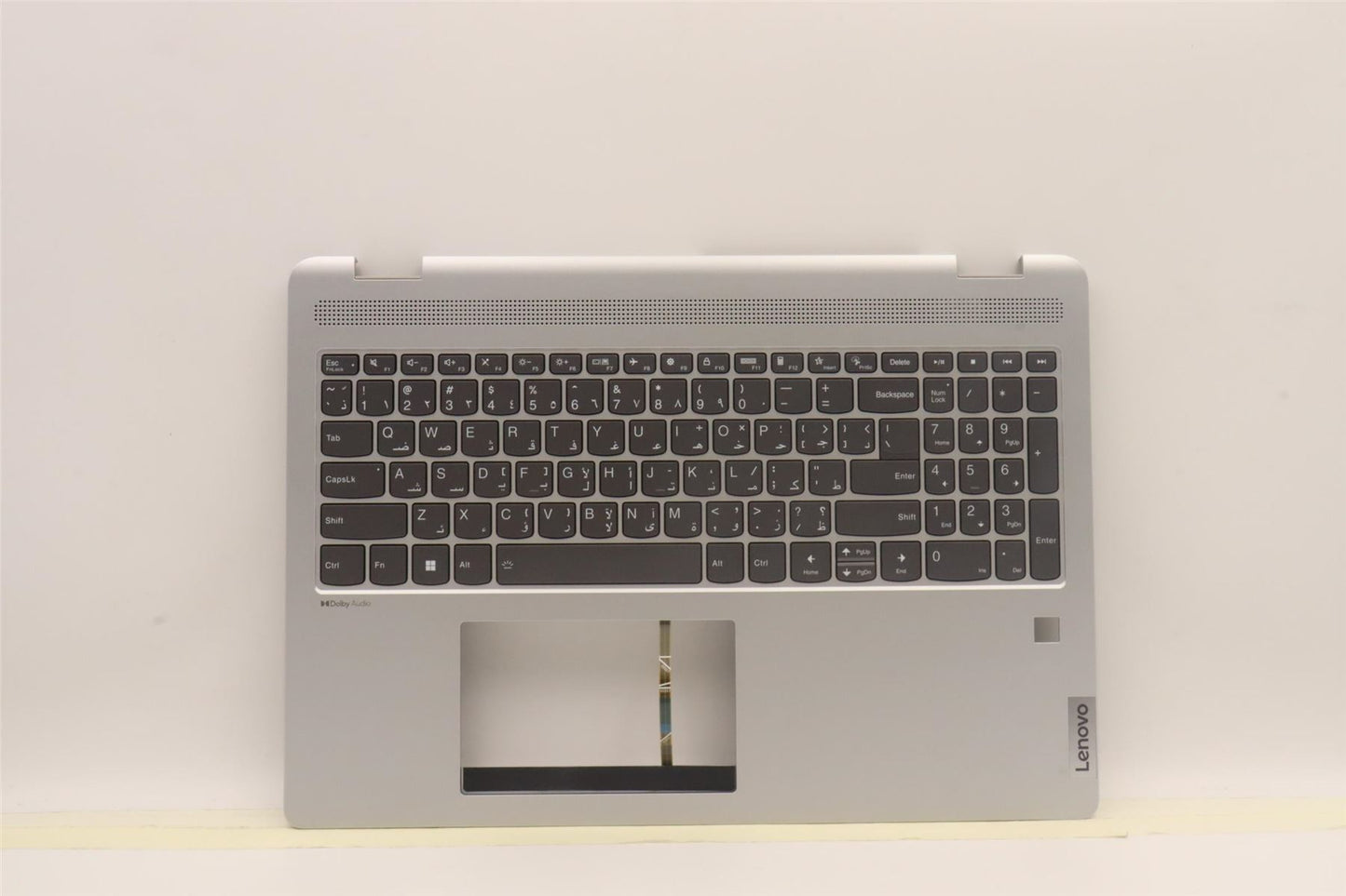 Lenovo IdeaPad 5 16IAU7 Keyboard Palmrest Top Cover Arabic Cloud Grey 5CB1H81049