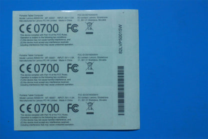 Lenovo A5500-HV Rate Label&*82LVP50015W CS 5L19A6MXLX