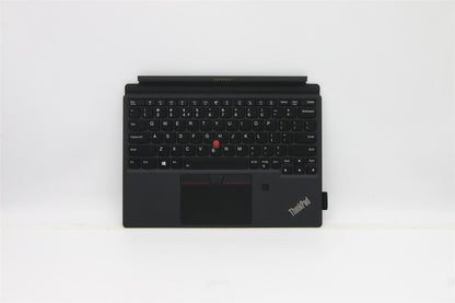 Lenovo MECH_ASM Backlit KB IND ENG FPR Black English Indian Keyboard 5M11A37000