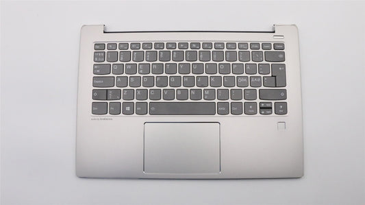 Lenovo IdeaPad 530S-14IKB Keyboard Palmrest Top Cover Nordic Silver 5CB0R11778