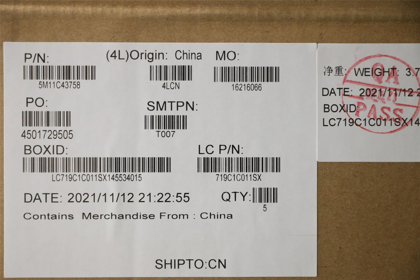 Lenovo MECH_ASM KB C ARA BKLT(PMX)PT FP US BK 5M11C43758