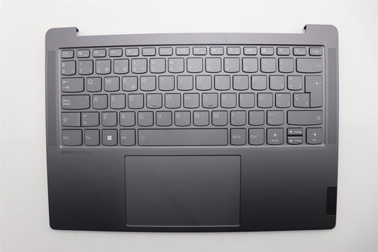Lenovo Yoga 6 14IAP8 Palmrest Cover Touchpad Keyboard Spanish Grey 5CB1K03799