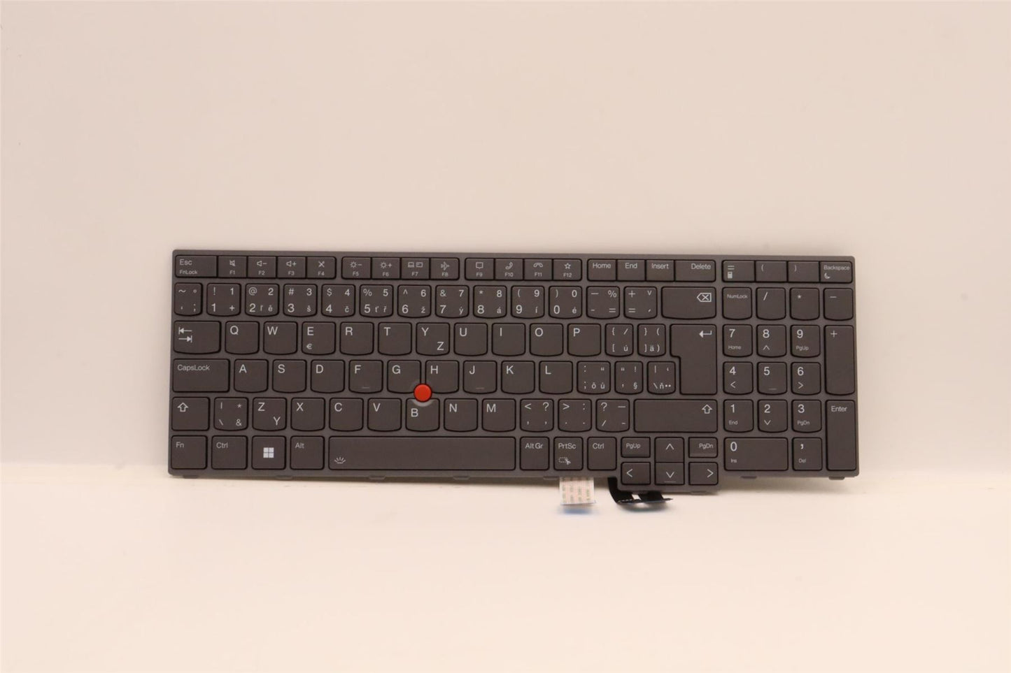 Lenovo ThinkPad P16 2 P16 1 Keyboard Czech Slovakian Grey Backlit 5N21F39355