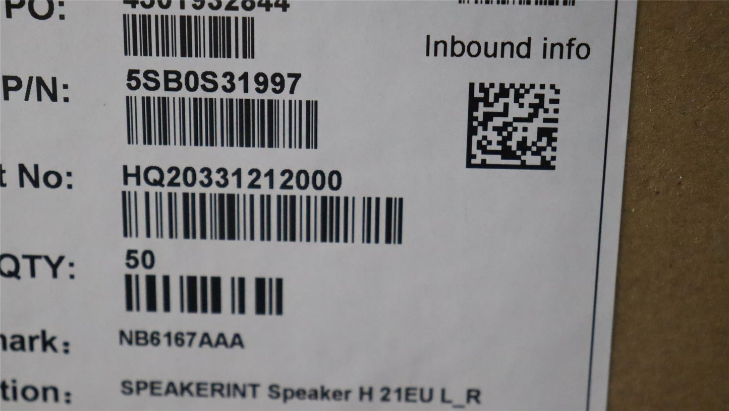 Lenovo SPEAKERINT Speaker H 21EU L_R 5SB0S31997