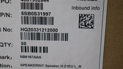 Lenovo SPEAKERINT Speaker H 21EU L_R 5SB0S31997