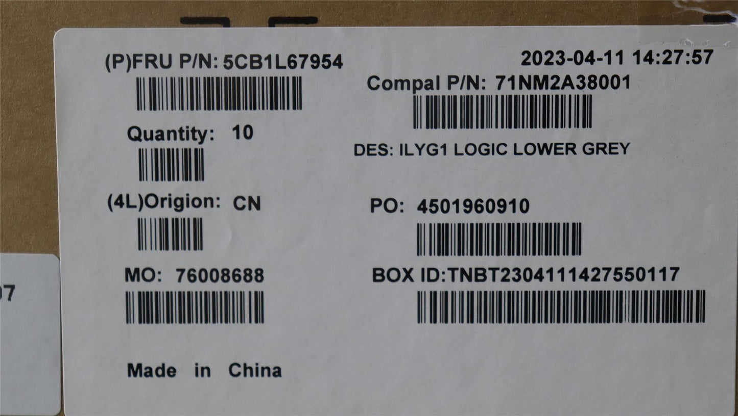 Lenovo Legion S7 16IRH8 S7 16APH8 Bottom Base Lower Chassis Cover 5CB1L67954