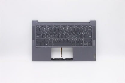 Lenovo Yoga 7-14IIL05 Keyboard Palmrest Top Cover Arabic Grey 5CB0X55862