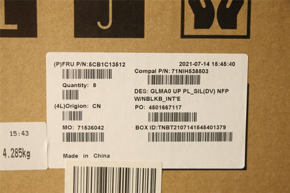 Lenovo IdeaPad 5-14ALC05 Keyboard Palmrest Top Cover US International 5CB1C13512