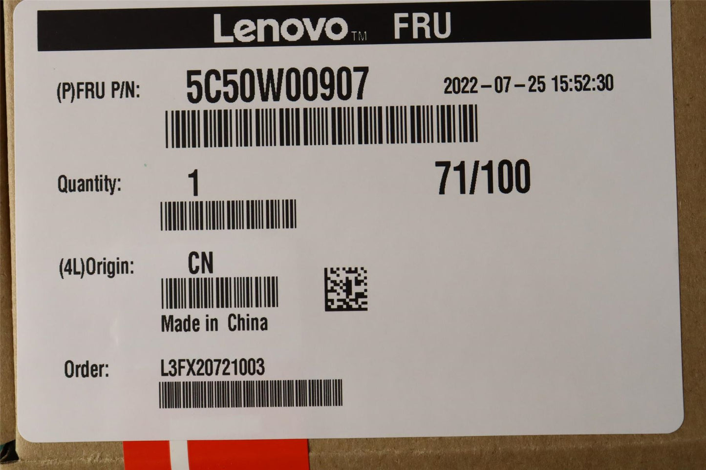 Lenovo ThinkCentre M70q 3 M70q 4 M80q 3 M80q 4 USB-C Card Port 5C50W00907