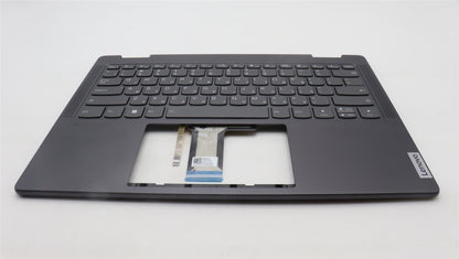Lenovo Yoga 7 14IRL8 Keyboard Palmrest Top Cover Hebrew Storm Grey 5CB1L40804