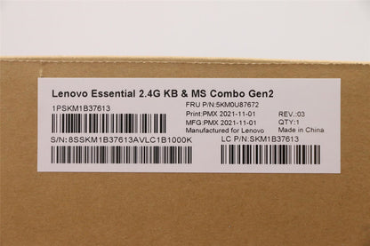 Lenovo WL KM Calliope BK Euro ENG 5KM0U87672