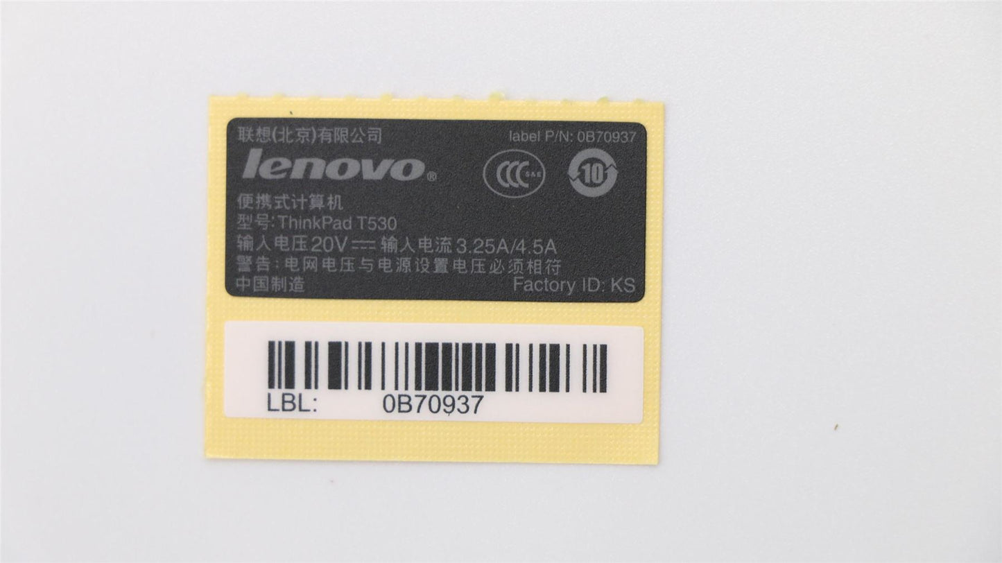 Lenovo ThinkPad T530i Bottom Base Lower Chassis Cover Black 04W6914