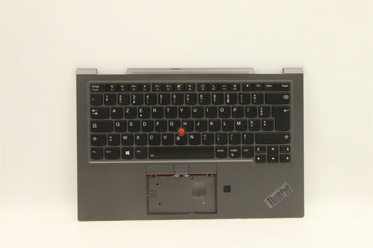 Lenovo Yoga X1 5th Keyboard Palmrest Top Cover French Grey Backlit 5M10Z37160