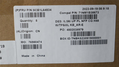 Lenovo IdeaPad 5 16IRL8 Palmrest Cover Touchpad Keyboard Arabic 5CB1L64534