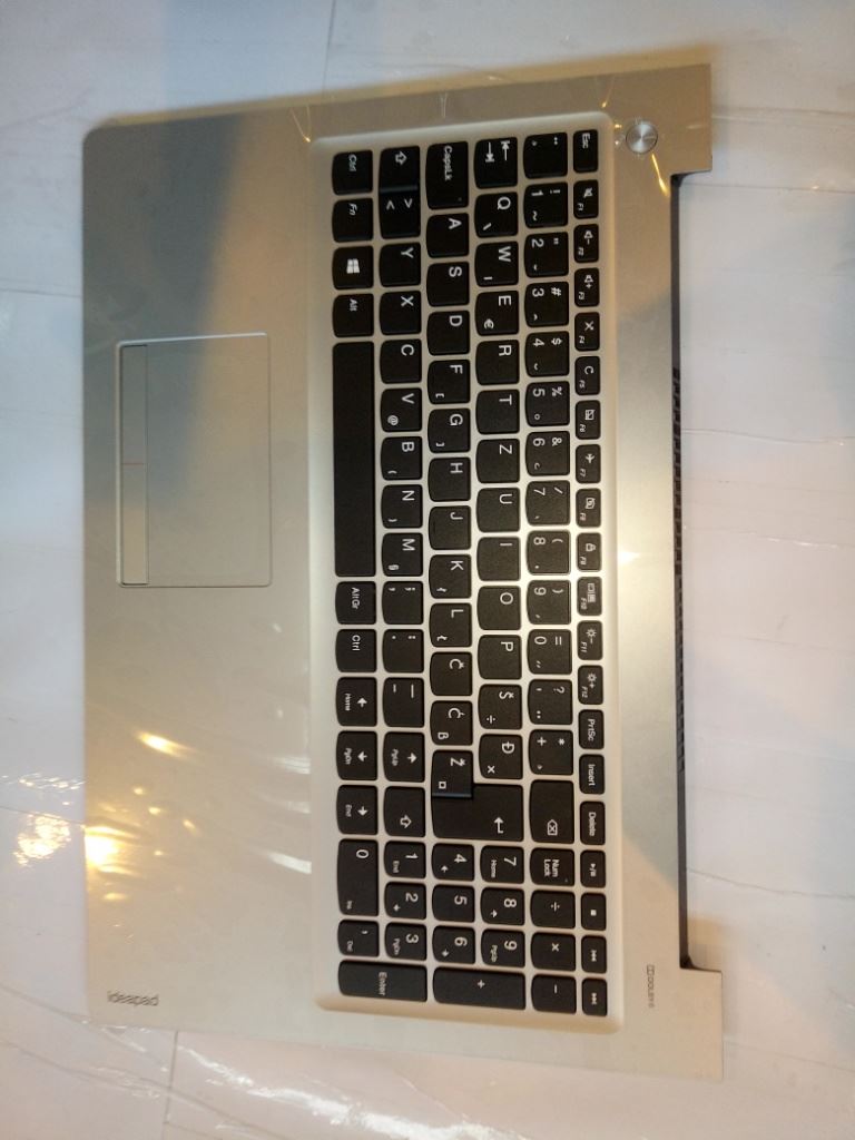Lenovo IdeaPad 310-15ISK Keyboard Palmrest Slovenian Silver 5CB0L35844