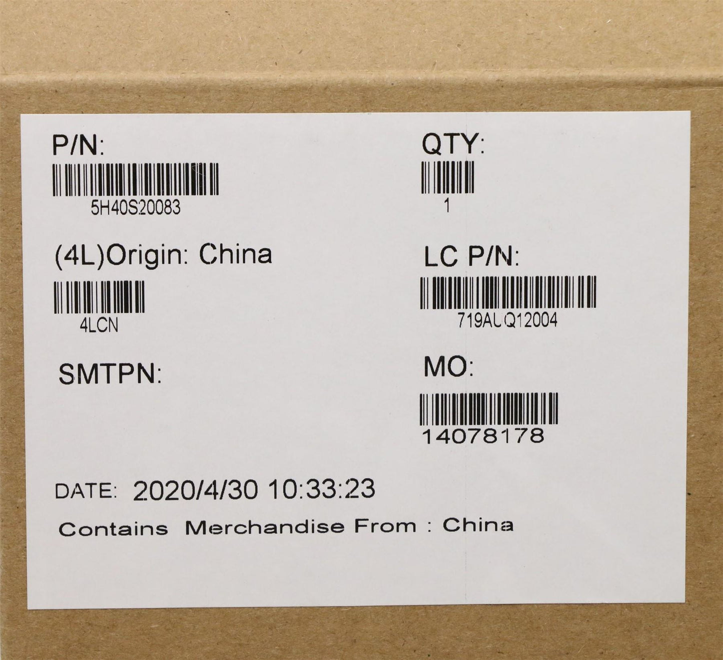 Lenovo 5H40S20083 HEATSINK Heatsink L 81Y8 AVC