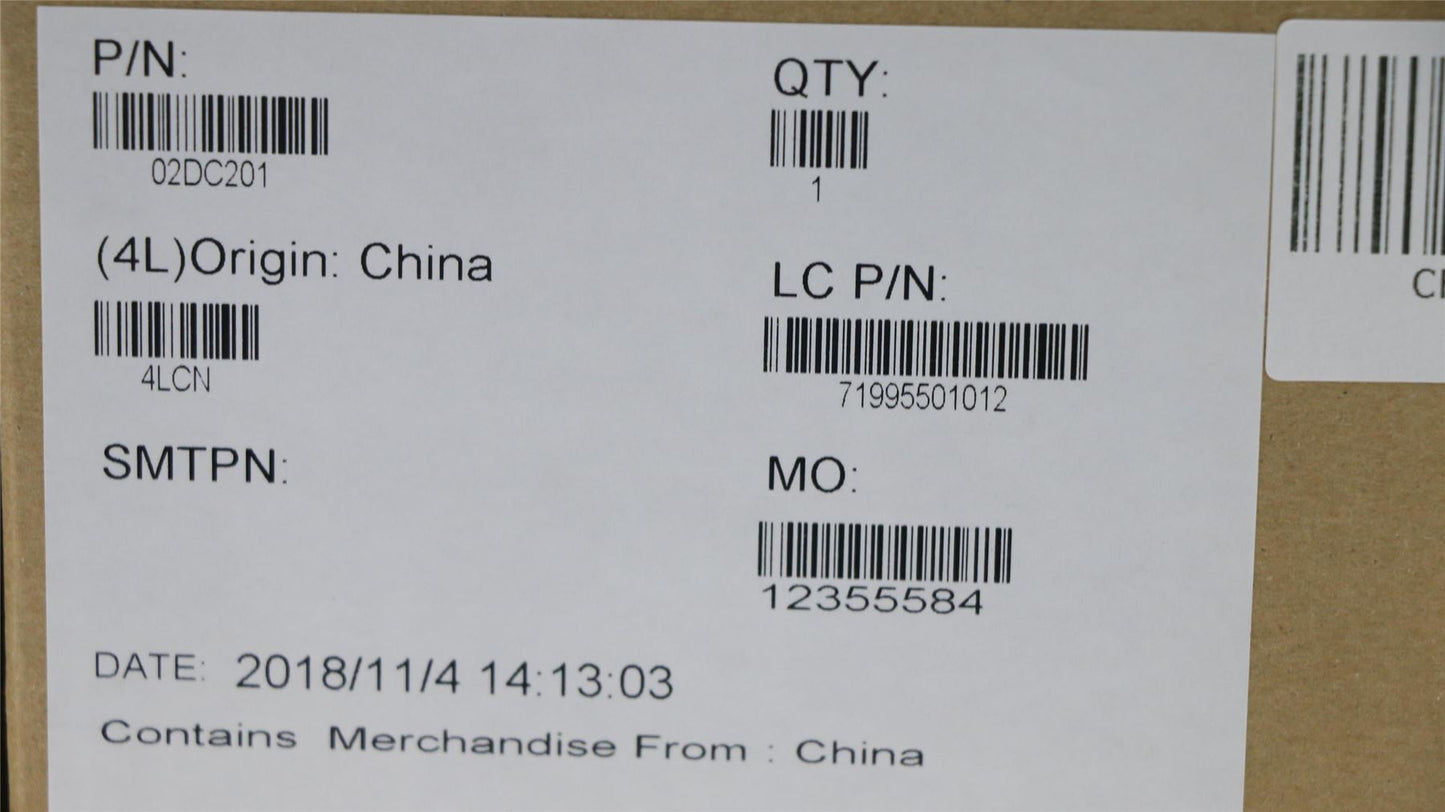 Lenovo FRU i3-8130U IUHD620 NOK YT 02DC201