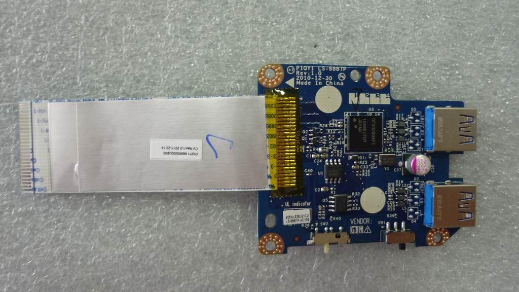 Lenovo PIQY1 3.0 W/SWTICH USB Board 11013468