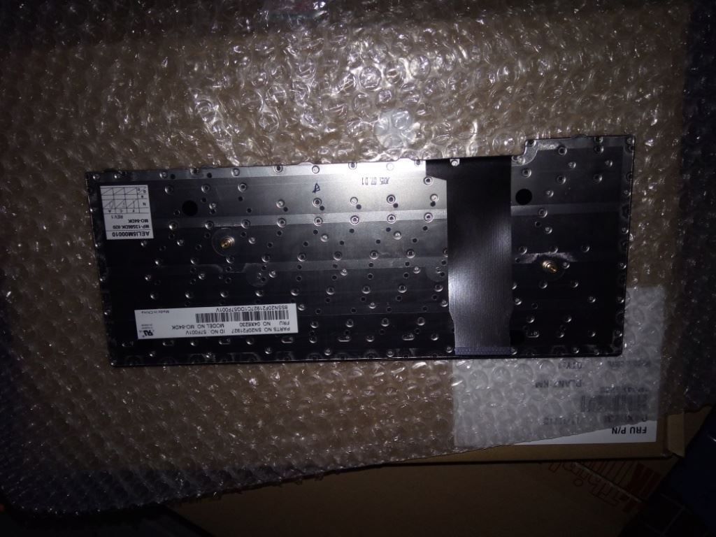 Genuine Lenovo ThinkPad Yoga 11e Keyboard Danish Black 04X6230