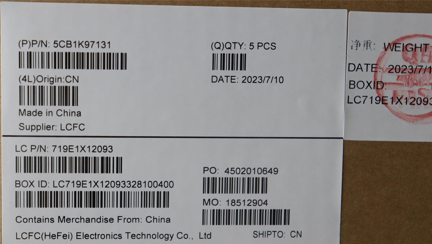 Lenovo Upper Case ASM_SPA L82XL FP AB BL 5CB1K97131