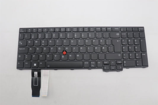 Lenovo ThinkPad L15 4 P16s 2 P16v 1 T16 2 Keyboard Nordic Black 5N21K05021