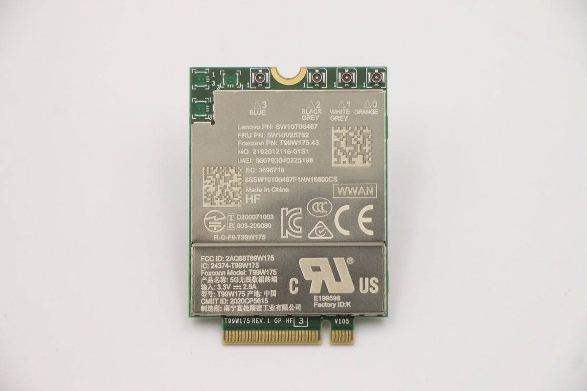 Lenovo WIRELESS Wireless,CMB,FXN,SDX55C850CN Foxconn Board 5W10V25782