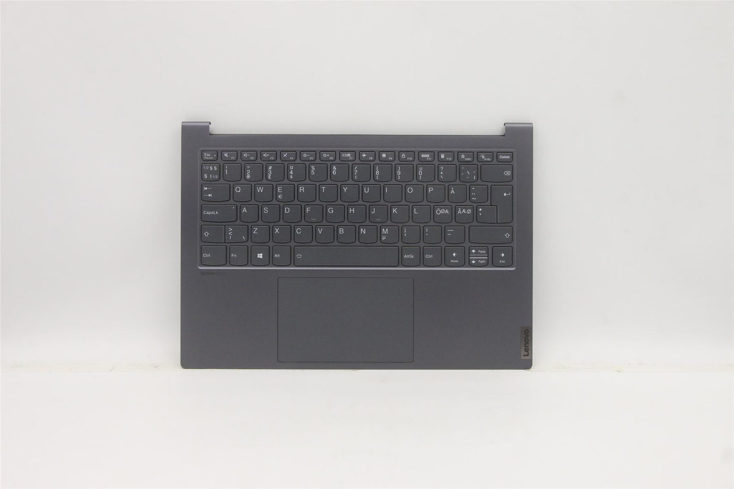 Lenovo Yoga 7 Pro-14ITL5 Keyboard Palmrest Top Cover Nordic Grey 5CB0Z97221