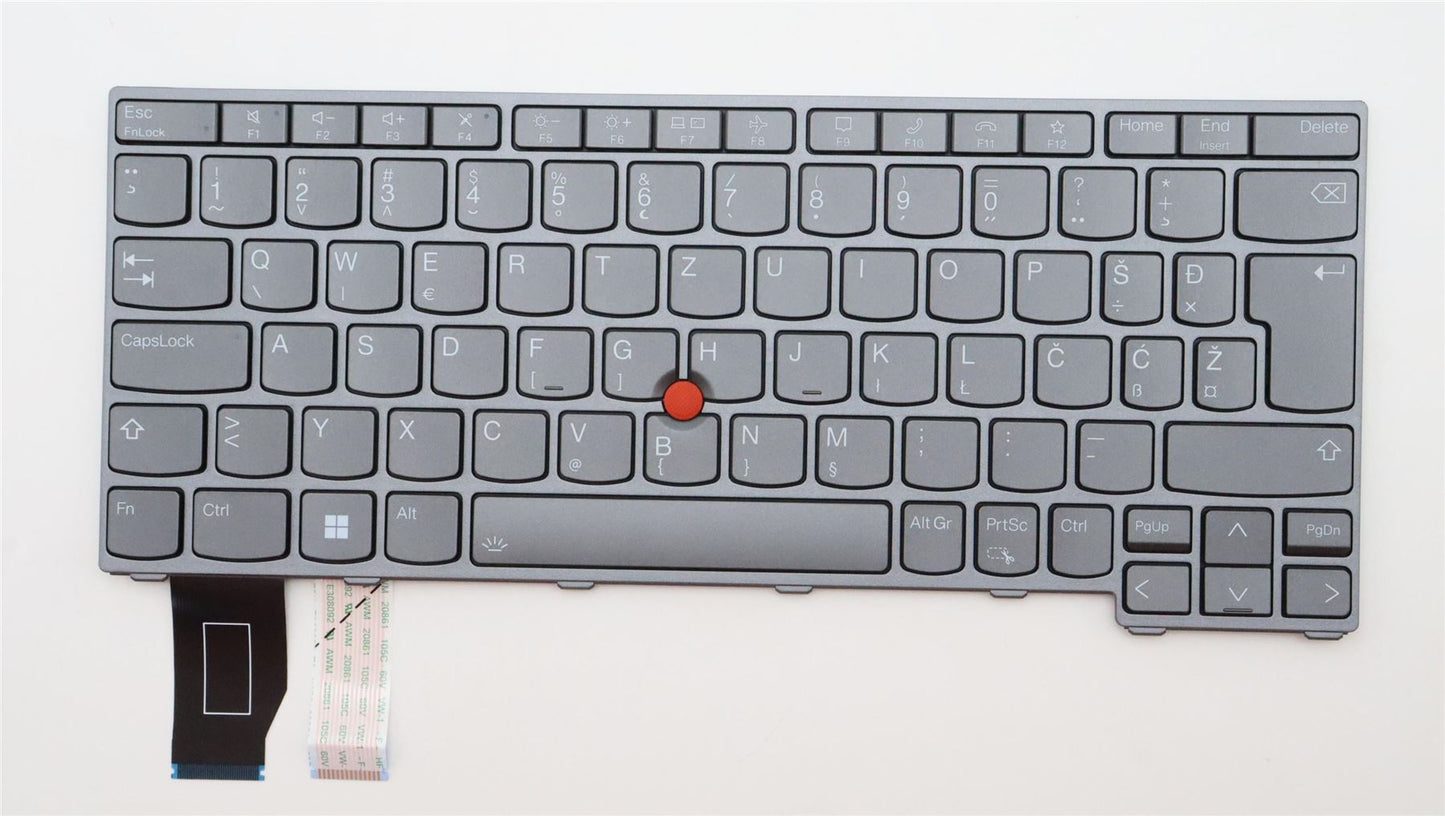 Lenovo ThinkPad X13 Gen 3 L13 Gen 4 L13 Gen 3 Keyboard Slovenian Grey 5N21H76908
