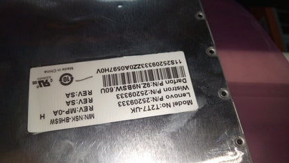 Lenovo DF T2T7 85KEY Black frame KBD W8 UK English Keyboard 25209333