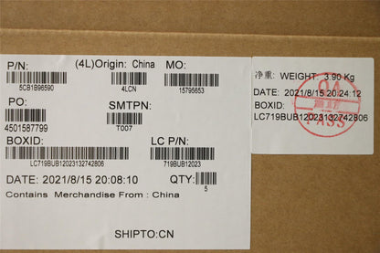 Lenovo Upper Case ASM_HBW L82H9 FP A/GDIS 5CB1B96590