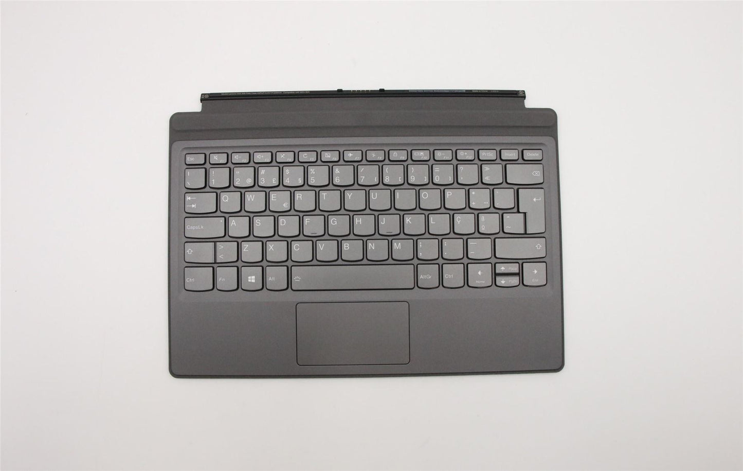 Lenovo Miix 520-12IKB Dock Keyboard Palmrest Touchpad Portuguese Grey 5N20N88591